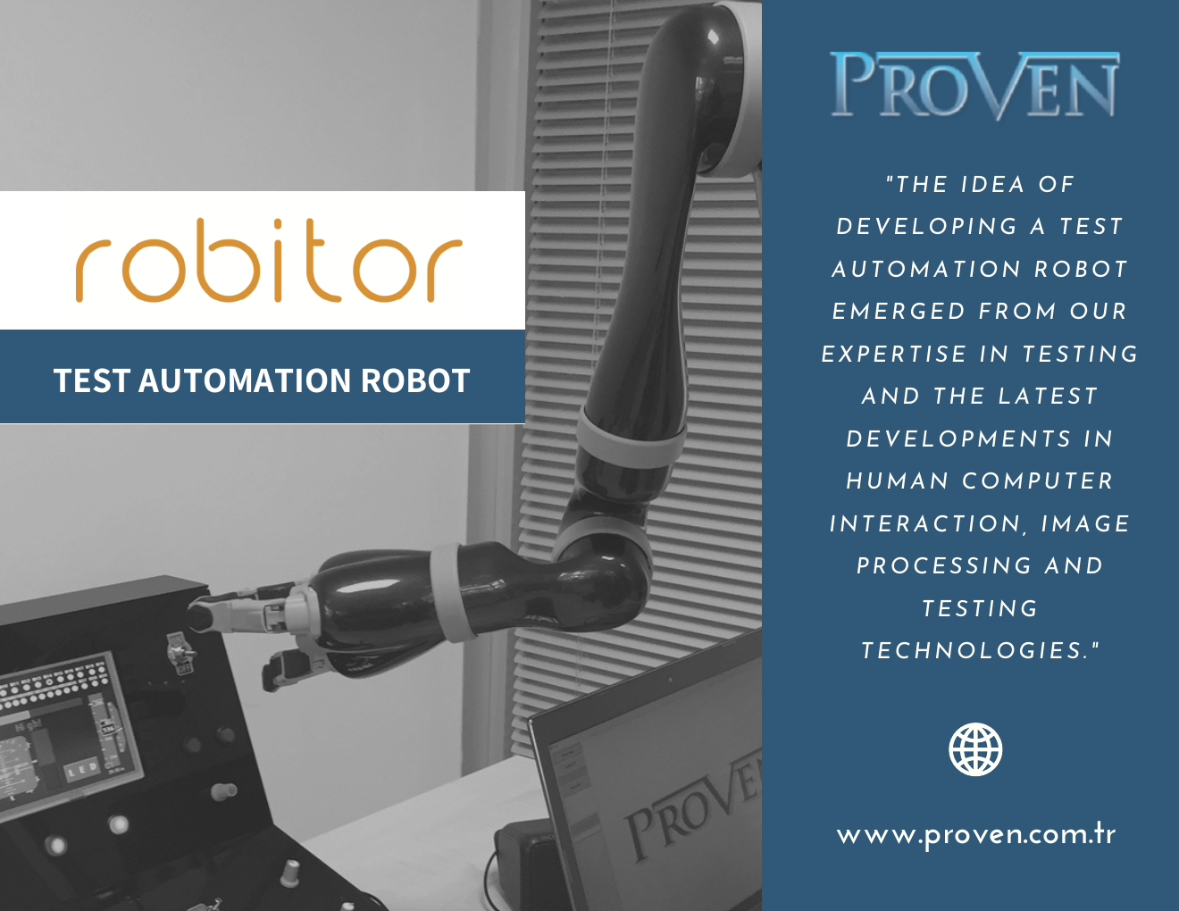 Robitor robotic test automation platform